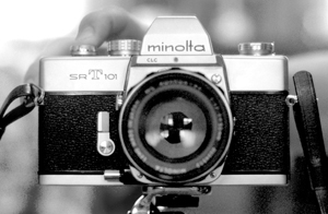 Minolta SRT-101 35mm camera, 1974