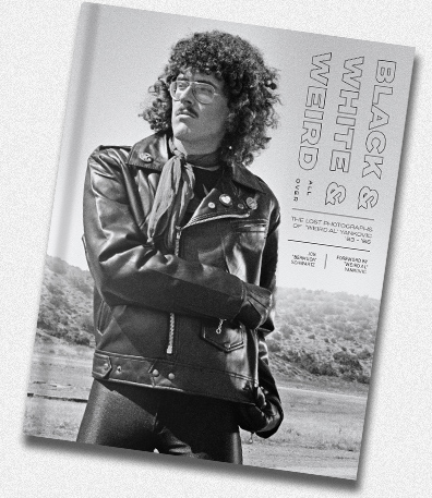 Black & White & Weird All Over, book with rare photos of ''Weird Al'' Yankovic from the '80s.