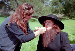 Amish Paradise video shoot, 1996